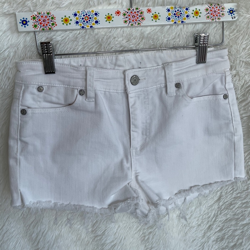 Talbots White Denim Shorts Size (see dimensions)